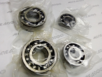 Подшипники КПП 139FMB 50-110cc  в мотомагазине Мопедофф т. 88129814555.