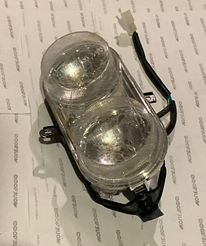 Фара передняя QT-4  в мотомагазине Мопедофф т. 88129814555.