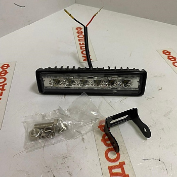 Светодиодная балка LED (2 режима, 6 диодов) 150*40*40 18W/2000LM 3000K/6500K  в мотомагазине Мопедофф т. 88129814555.