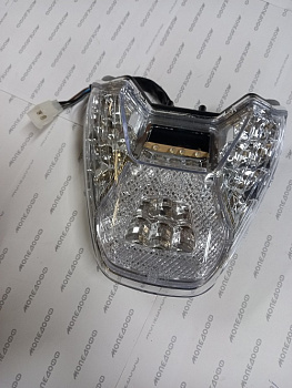 Стоп-сигнал LED №2011 с подсветкой номера  в мотомагазине Мопедофф т. 88129814555.