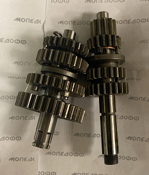 Коробка в сборе Альфа, Сигма 125см3  в мотомагазине Мопедофф т. 88129814555.