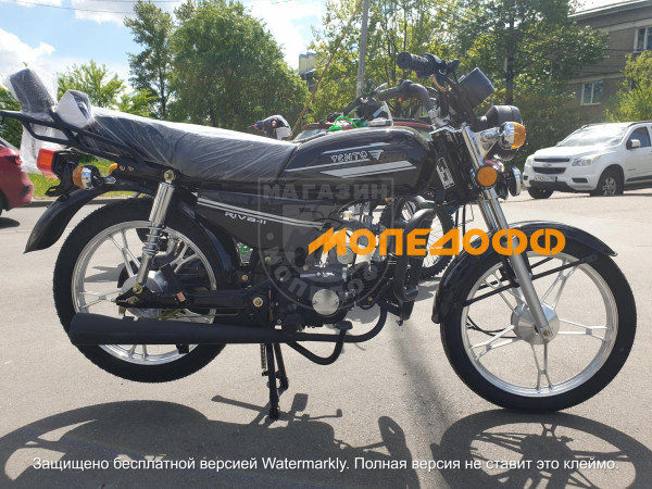 Мопед Alpha RIVA II black 110(50)  (Альфа) в Магазине Мопедофф +78129814555.