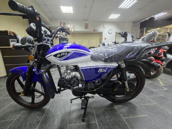 Мопед Альфа Alpha RX Night Blue 125(50) в Магазине Мопедофф +78129814555.