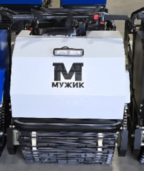 Мотобуксировщик Мужик М500 Long 20л.с. БЕЛЫЙ
