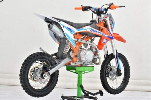 ПИТБАЙК AVANTIS KT-150E CLASSIC 17/14 white orange