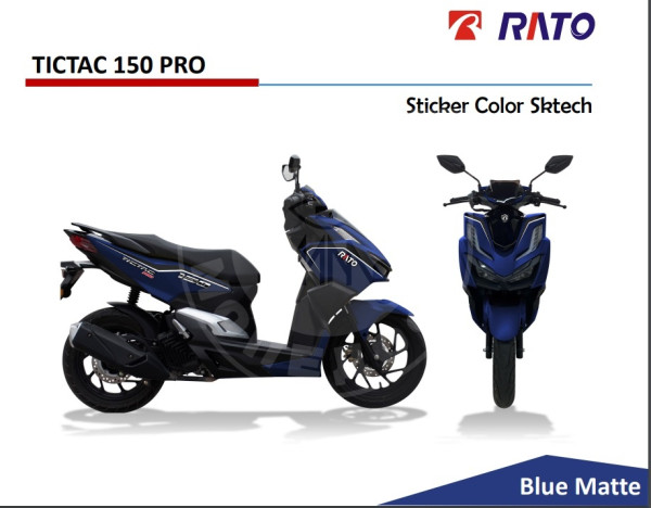 Скутер RATO Tictac 150 Pro Blue Matte