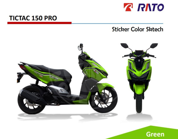 Скутер RATO Tictac 150 Pro Green