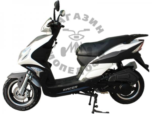 RACER Скутер Racer Flame RC50T-6F 50cc 4т белый