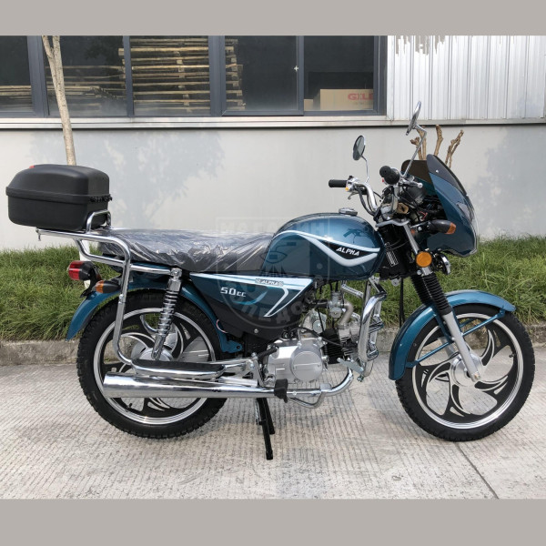 Мопед Roliz Alpha Tourist Luxe Haki 125(50) Blue в Магазине Мопедофф +78129814555.