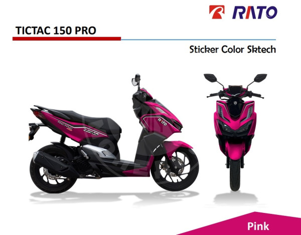 Скутер RATO Tictac 150 Pro Pink