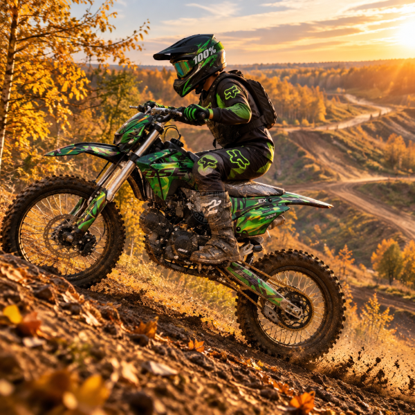 Питбайк BSE EX125 Rift Green 17/14 в Мопедофф.