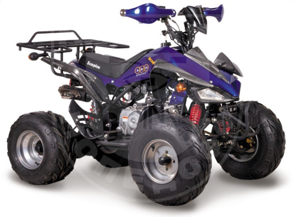 Квадроцикл ABM SCORPION 125A фиолетовый в интернет - магазине МОПЕДОФФ.