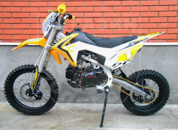 Gas Dirt bike 125cc yellow