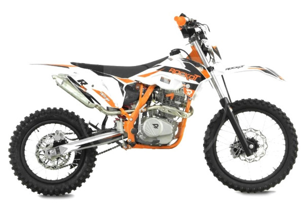 Мотоцикл эндуро ROCKOT ZR250 (белый/оранжевый, 21/18, ЭПТС)