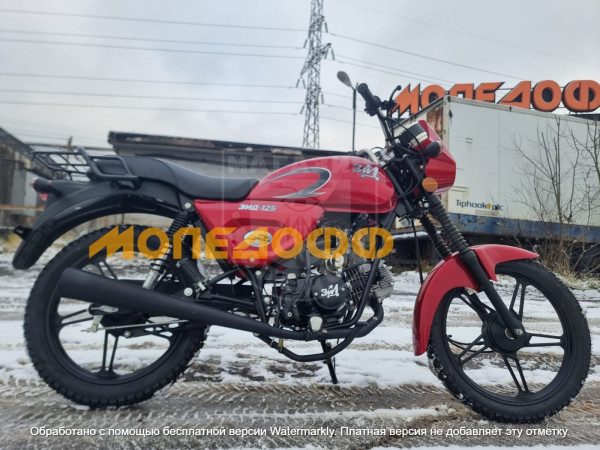 Мотоцикл ЗиД 125 красный  125сс 4т ПТС