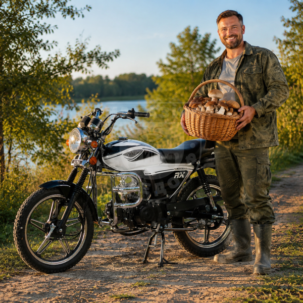 Мопед Альфа Alpha RX Black PRO в Магазине Мопедофф +78129814555.