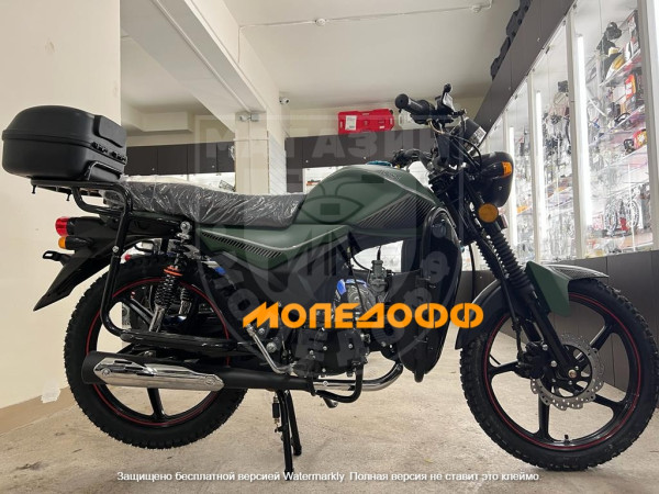 Мопед Roliz Alpha Tourist Luxe Haki 125(50) в Магазине Мопедофф +78129814555.