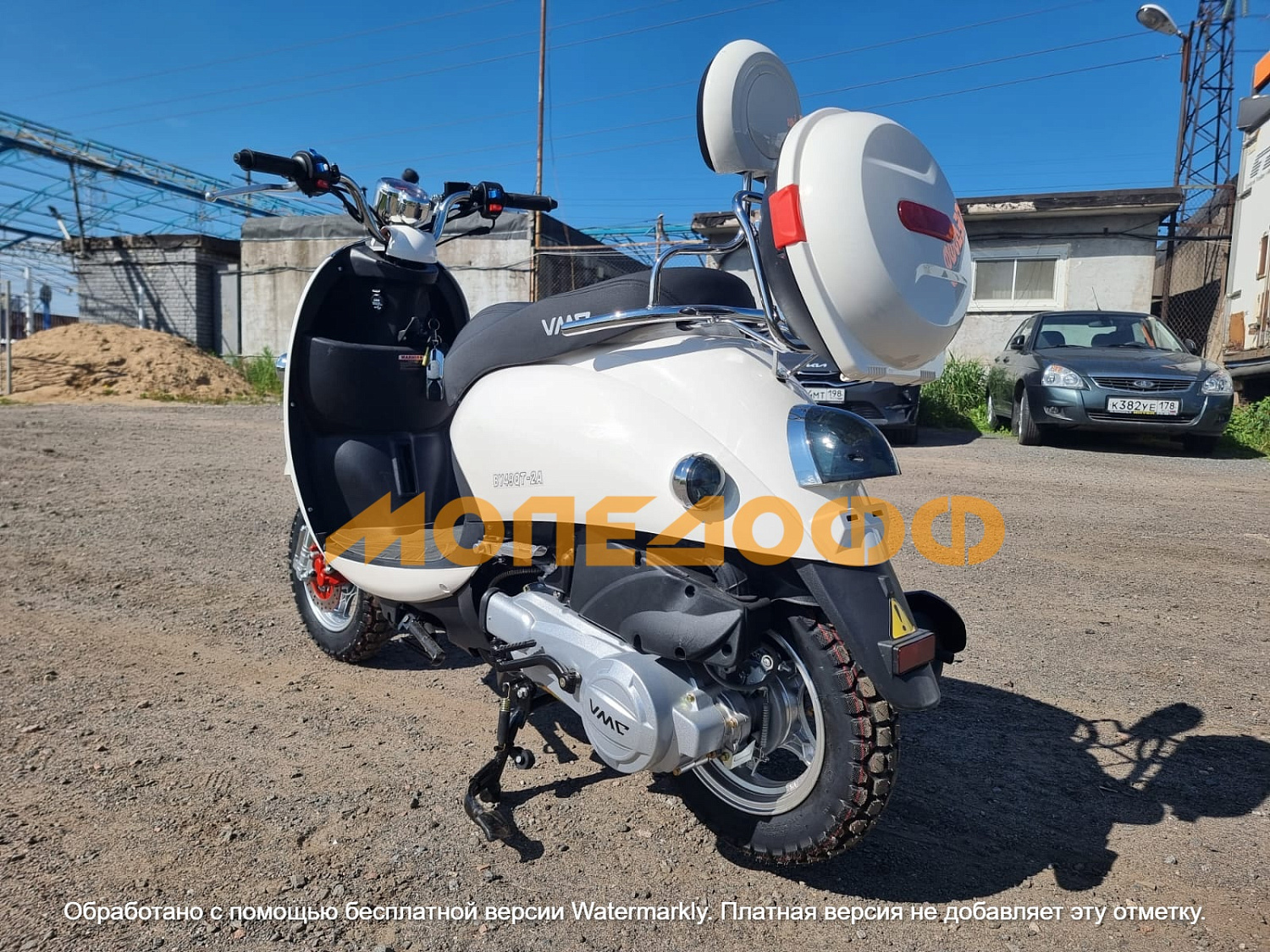 VENTO Скутер Vento Retro White Box150(50)cc 4т ретро