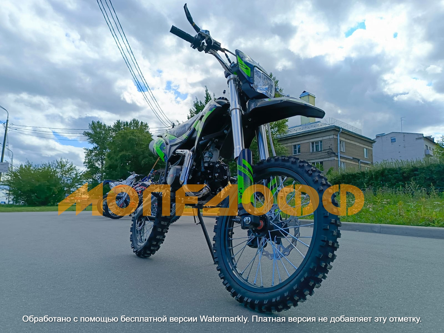 BSE Питбайк BSE PH125 AK47 Green (015)