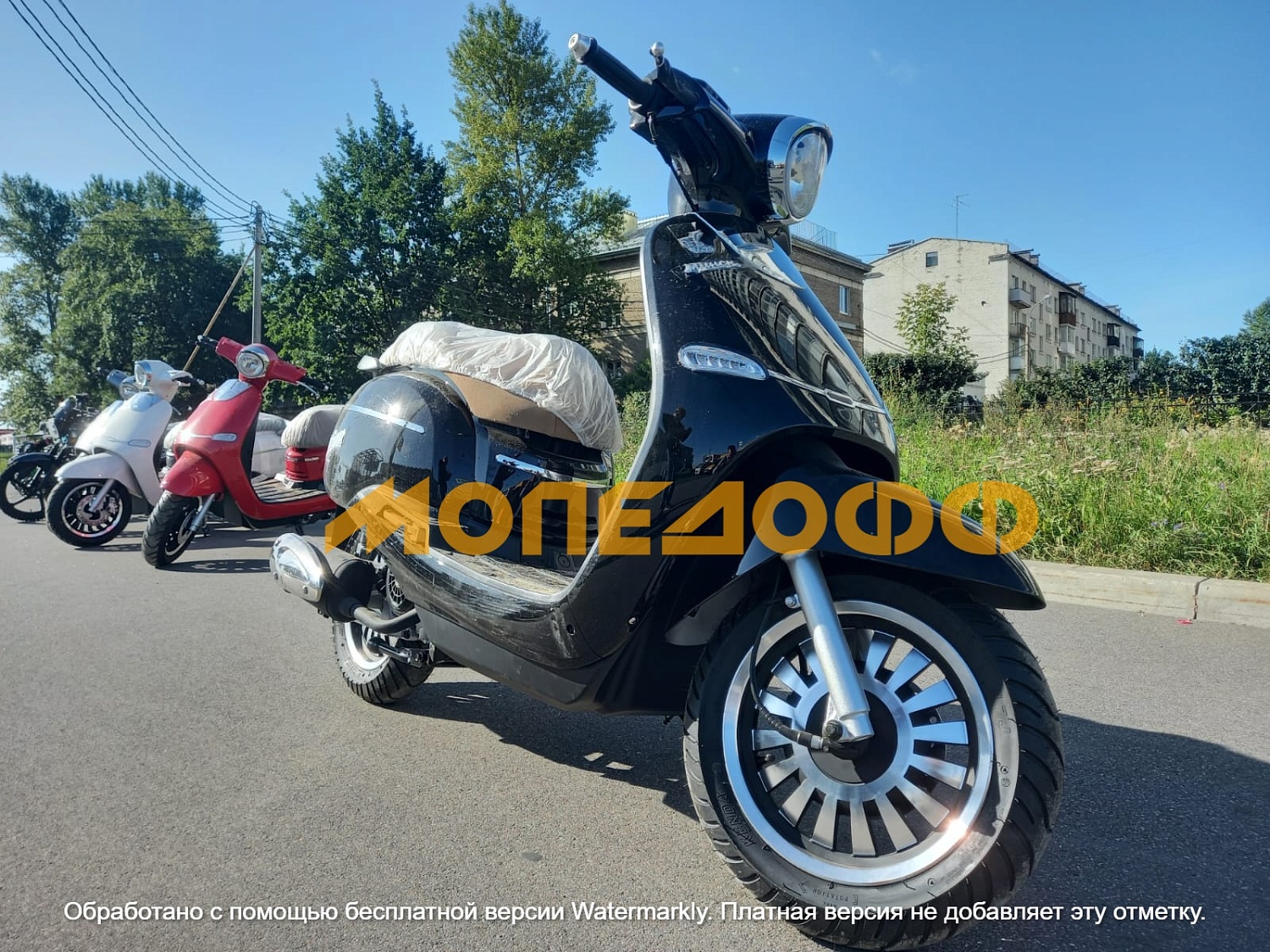 M1NSK Скутер M1NSK Vesna 125 (черный) Ретроскутер