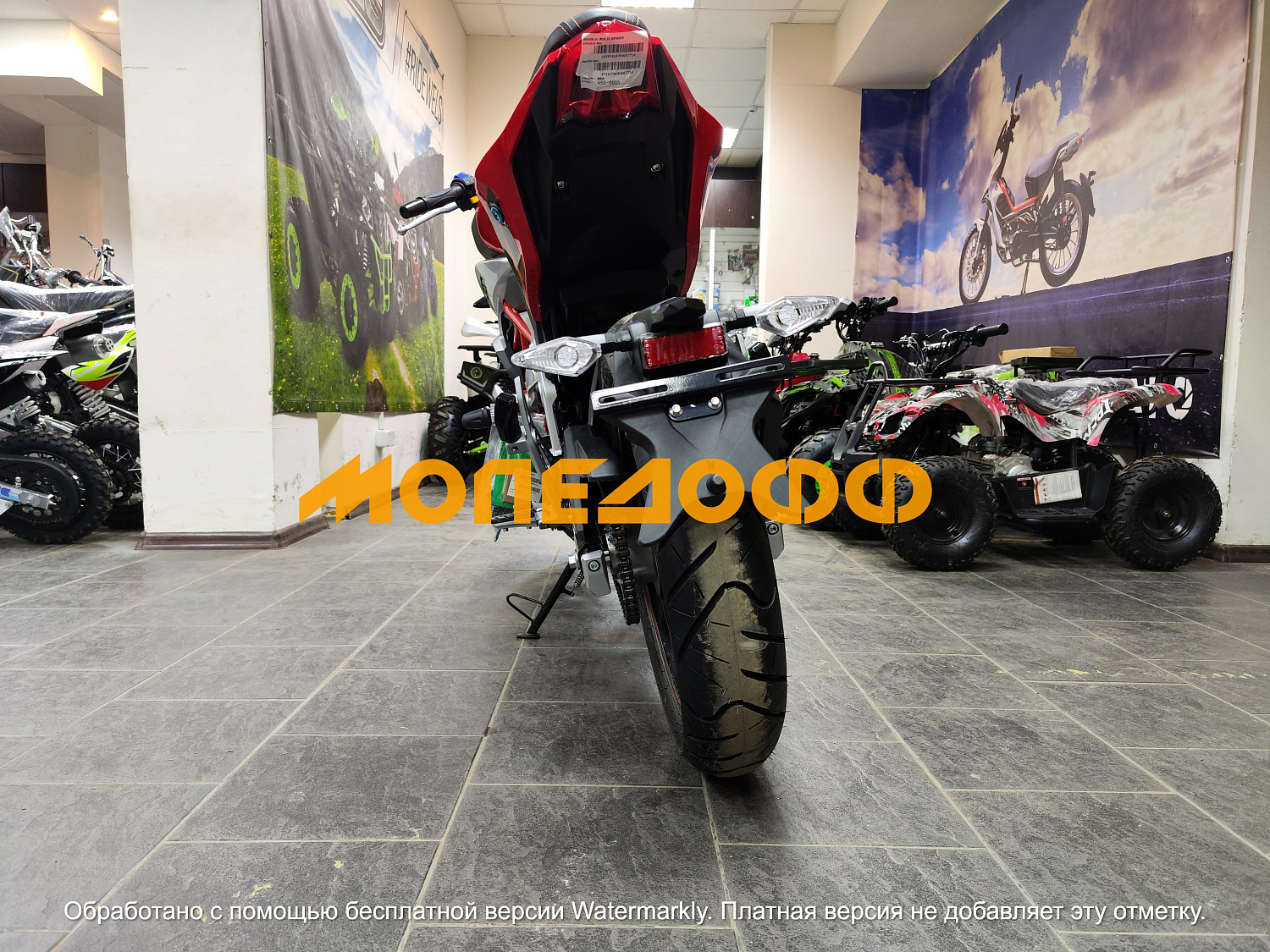Roliz Мотоцикл Roliz Spider red