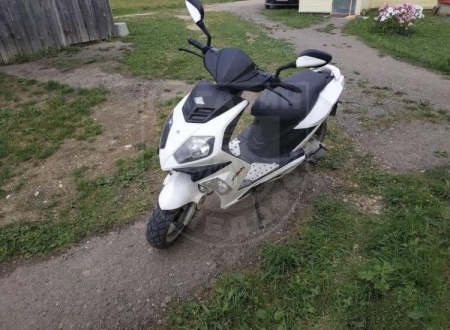 ABM Скутер ABM ZX50S 50сс 2т White