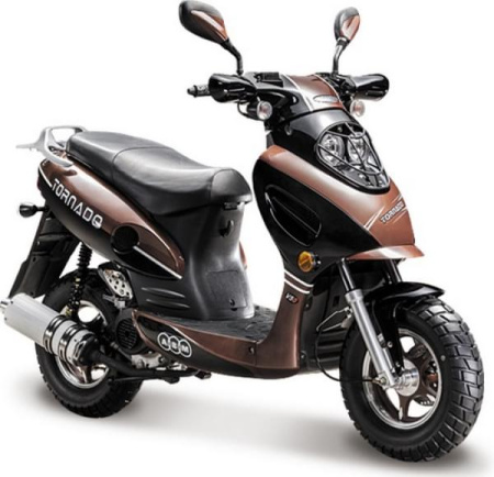 ABM Скутер ABM Tornado (коричневый) 50сс 4т disk brake