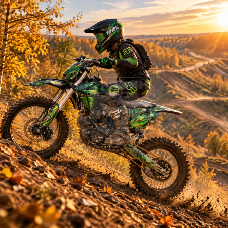 BSE Питбайк BSE EX125 Rift Green 17/14