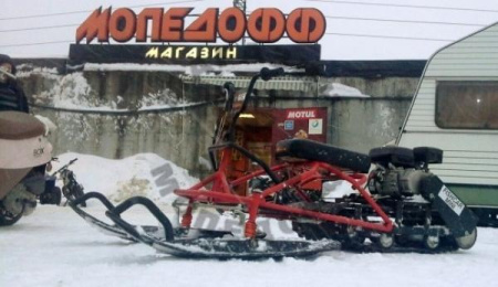 Завод Дягтерева Снегоход Вьюга МБГ- 2 (500мм) (мототрансформер) + сани! ЗиД