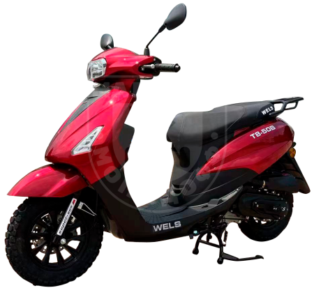 Скутер WELS XG 125(50) красный
