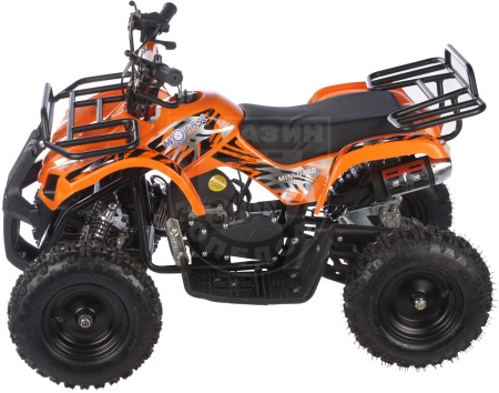 MOTAX MOTAX ATV Mini Grizlik Х-16 (э/с) Big Wheel Чёрно-оранжевый