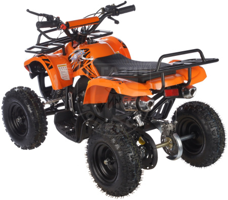 MOTAX MOTAX ATV Mini Grizlik Х-16 (э/с) Big Wheel Чёрно-оранжевый