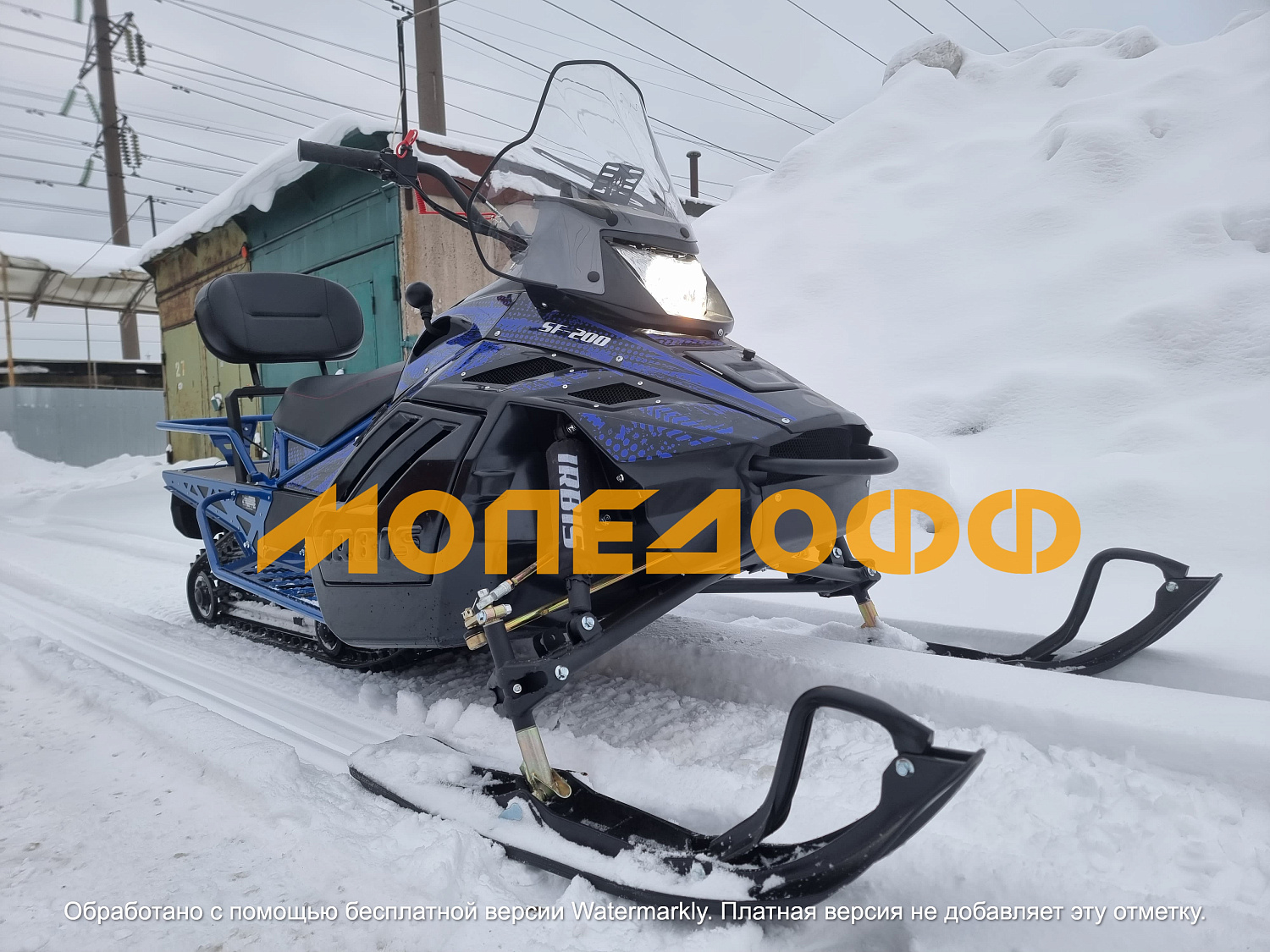 IRBIS MOTORS Снегоход IRBIS SF200LE Luxe Blue В