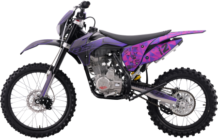 BSE Мотоцикл кроссовый BSE Z2 L Split Purple 19/16