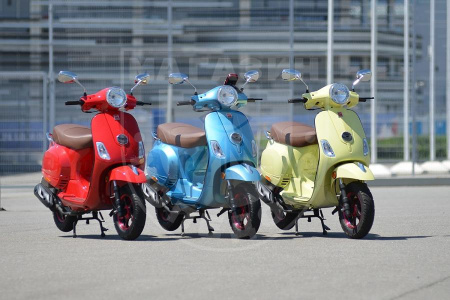 MOTO ITALY Скутер ретро PREMIERA 50 красный