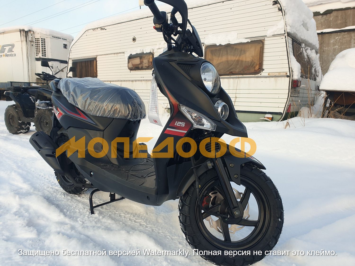 SYM Скутер SYM Crox 125 black