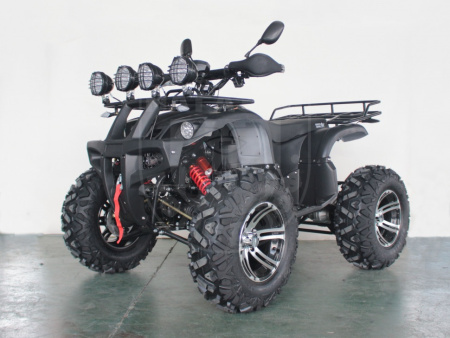 AVANTIS КВАДРОЦИКЛ GREENCAMEL SAHARA A125 4X4 (72V 4000W R12 ALUM ДИФФЕРЕНЦИАЛ) Черный