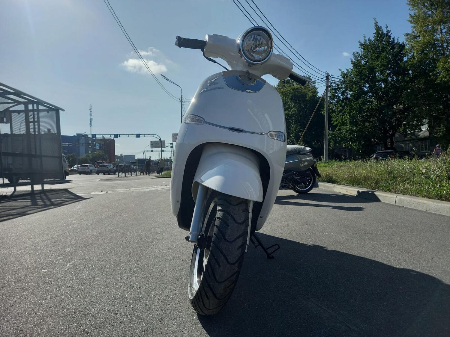 M1NSK Скутер M1NSK Vesna 50 (белый) Ретроскутер