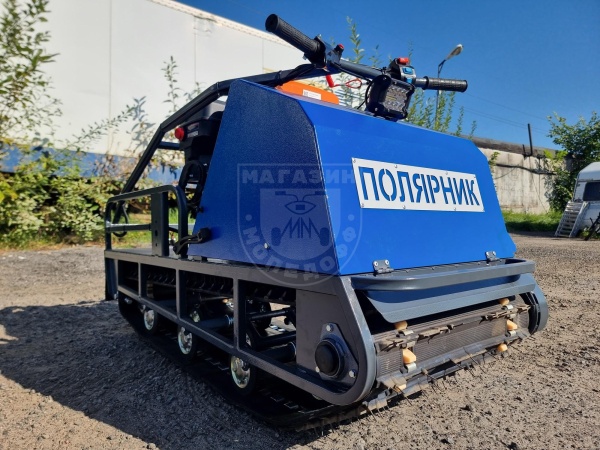 Pro Standart Мотобуксировщик Полярник M 500 Pro 20 л.с + реверс + тормоз + подогрев ручек + лыжный модуль