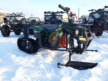 Снегоходы - Трансформеры Миниснегоход  Mini Grizlik Snow 63cc 2т