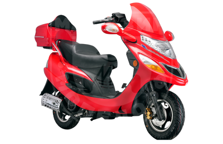 Huaheng Скутер JT125T-41 red