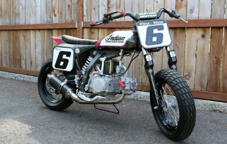 TBOLTUSA SUNDAY MOTORS - 2022 S-125 FLAT TRACKER red