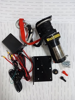 Лебедка в сборе (12V 3500 ALBS)  в мотомагазине Мопедофф т. 88129814555.