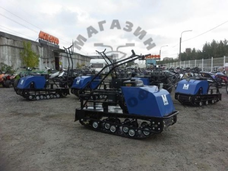 Одно-гусеничный М500 Мотобуксировщик Мужик М500 9л.с