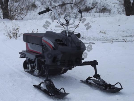Снегоходы - Трансформеры Снегоход Хорса Honda GX-200 (мототрансформер) + сани!