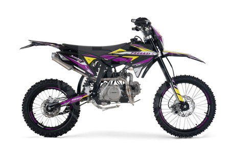 Питбайк PROGASI Jumbo 125 17/14 Purple Yellow