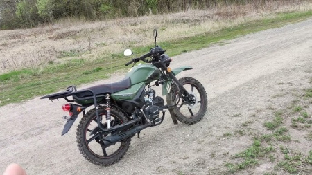 ROCKOT Мопед ROCKOT ALPHA OFFROAD M-12 зеленый матовый