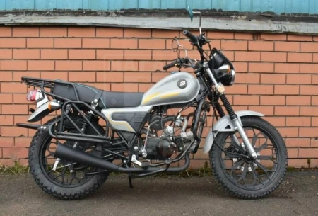 MM Мопед COLT BOLT 3 110(50) (классик) серый