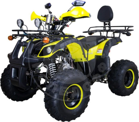 Квадроцикл Avantis Hunter 8M LUX 125 кубов (модель 2017 года) желтый