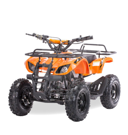 MOTAX MOTAX ATV Mini Grizlik Х-16 (э/с) Big Wheel Чёрно-оранжевый